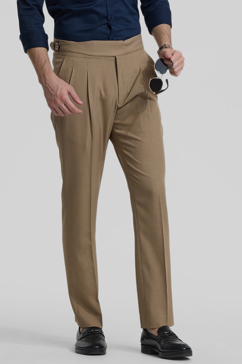 SNITCH Brown Gurkha Trousers - Image 1